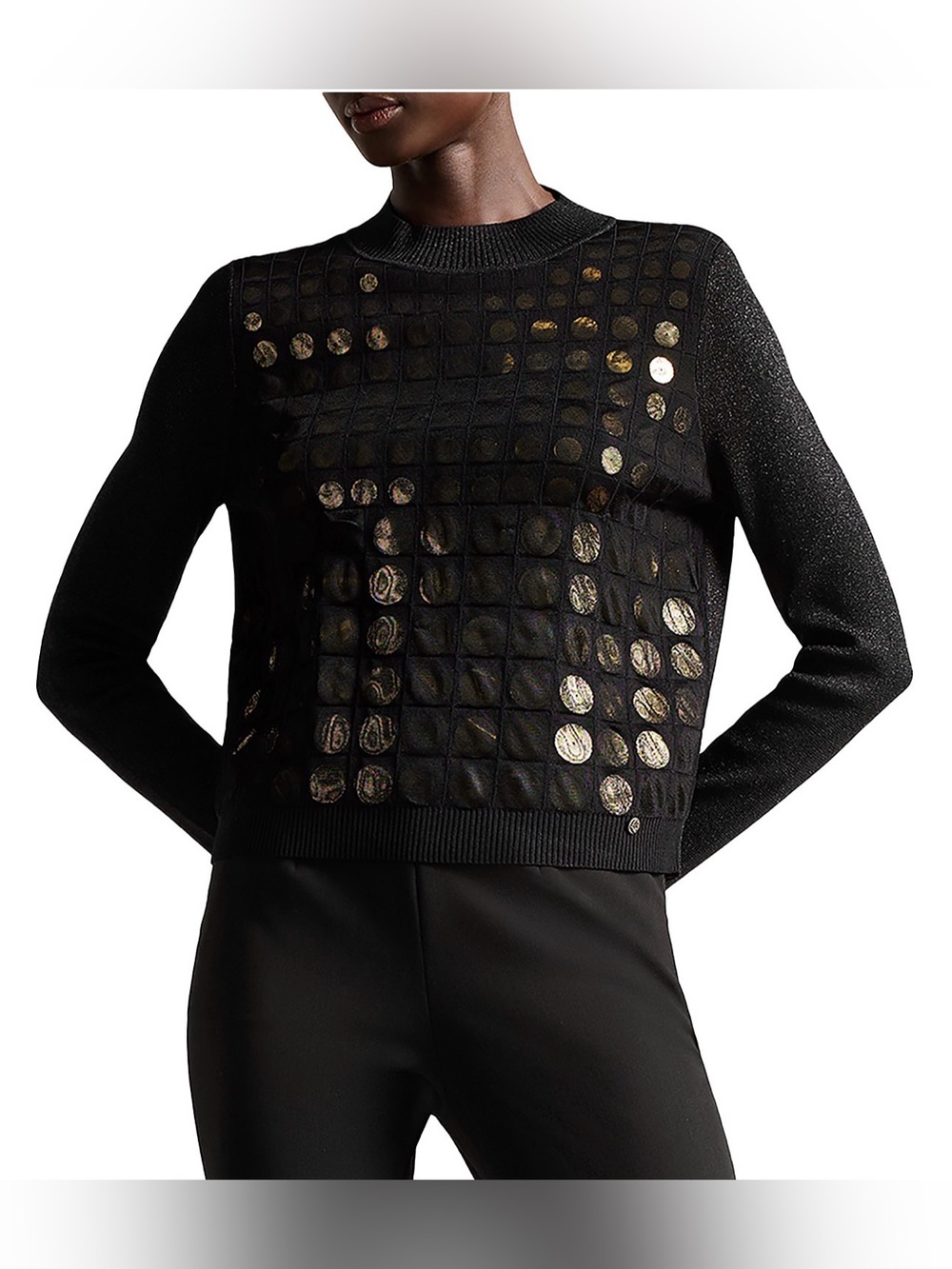 Ted Baker Yivonne Embellished Sweater size 4